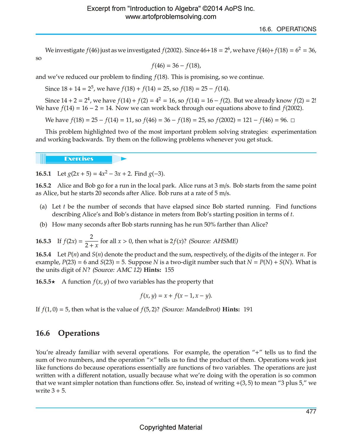 Art of Problem Solving (AoPS) Series, Introduction to Algebra 2 Books Set of Text and Solution by Richard Rusczyk