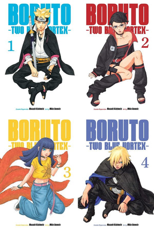 Boruto: Two Blue Vortex Collection (4 Paperback Books) - Vol. 1, Vol. 2, Vol. 3, Vol. 4
