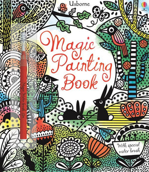 Magic Painting Book 6 Books Collection Pack Set #1 (Magical Creatures, Woodland, Animals, Dinosaurs, Jungle, Magic Painting book)