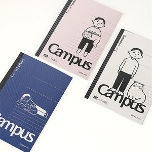 KOKUYO Composition Graph Notebook 3 Pack, A6 Campus 5x5 Grid Notebooks, 80 Sheets Notebook for School, Comp Book for Journal Planner Drawing Perfect for Women Study Note Taking, Noritake