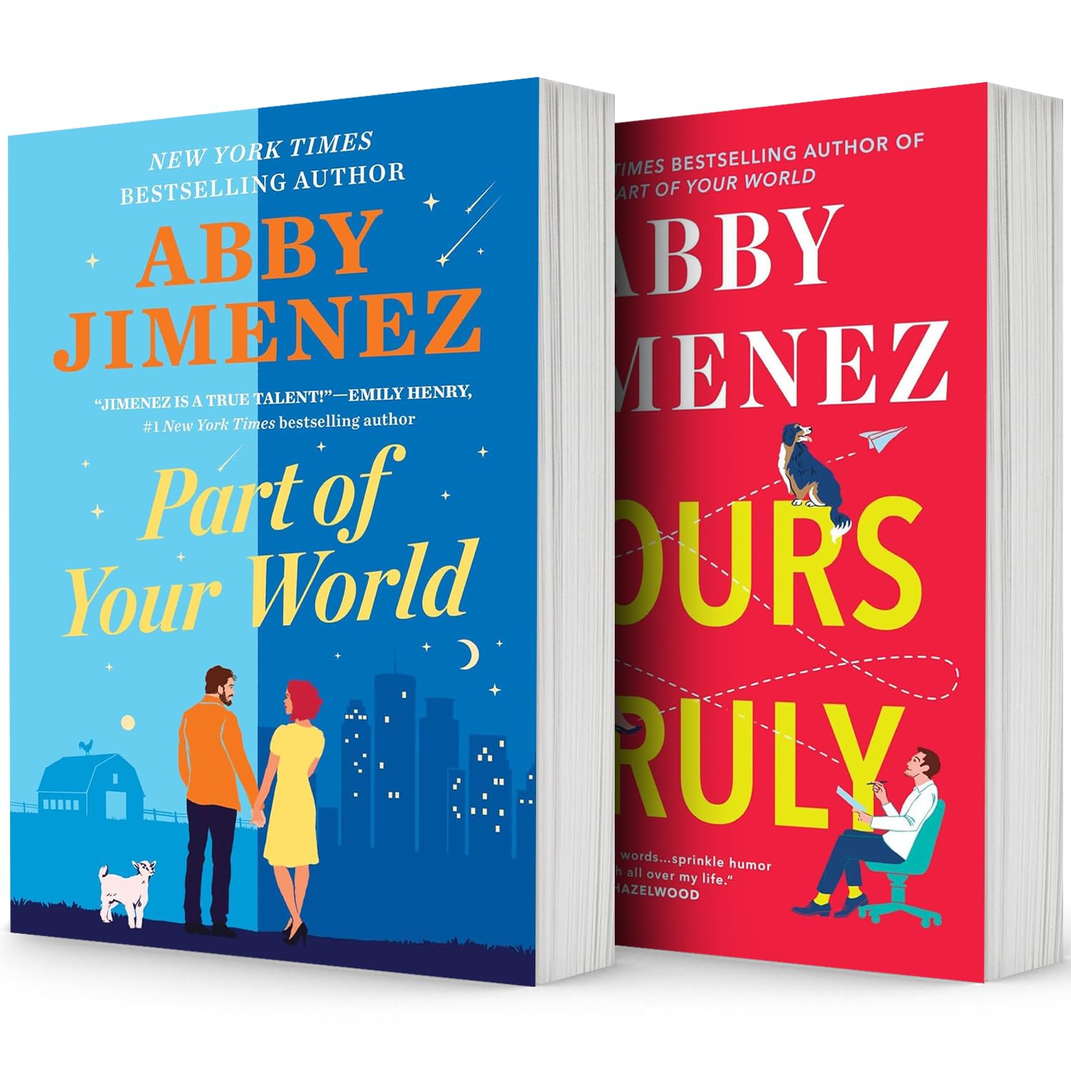 Part of Your World Series, Collection Set of 2 Books. Part of Your World and Yours Truly by Abby Jimenez