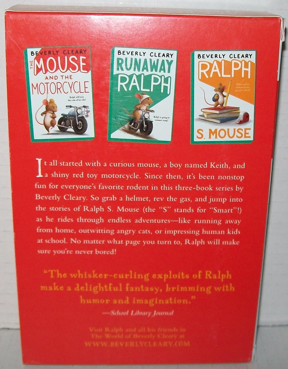 The Ralph S. Mouse Complete Set: The Mouse and the Motorcycle, Runaway Ralph, and Ralph S. Mouse (3-Book Set)
