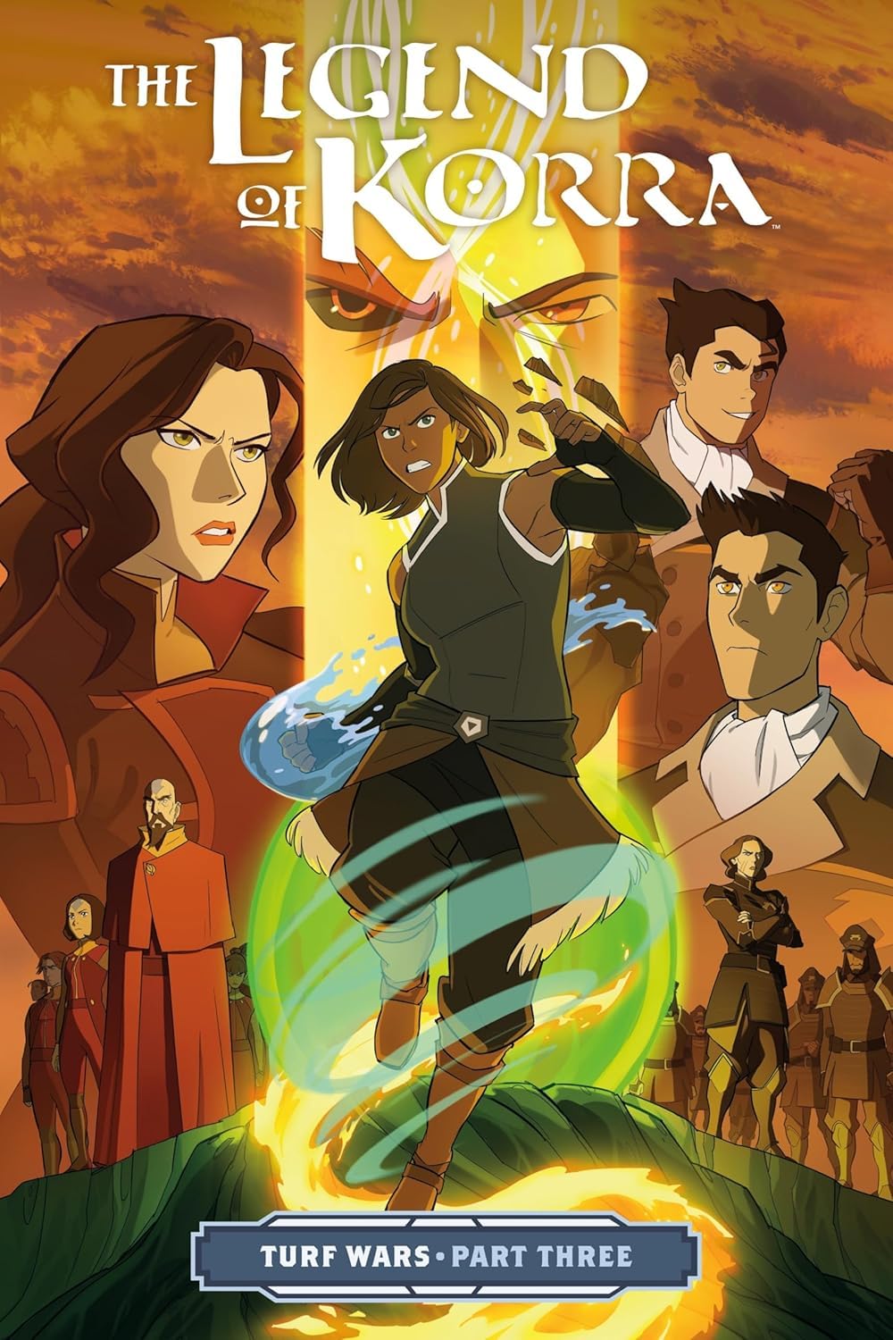 The Legend of Korra Series, 7 Books Collection Set, Turf Wars Part 1-3, Ruins of the Empire Part 1-3, Patterns in Time
