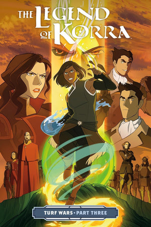 The Legend of Korra Series, 7 Books Collection Set, Turf Wars Part 1-3, Ruins of the Empire Part 1-3, Patterns in Time