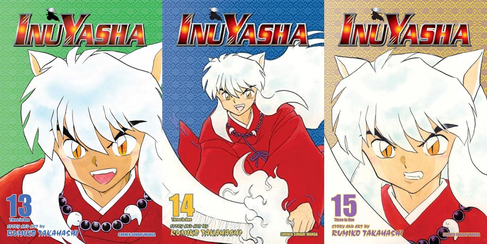 Inuyasha VIZBIG Edition Manga by Rumiko Takahashi: 9-book Collection Set Vol 10-18