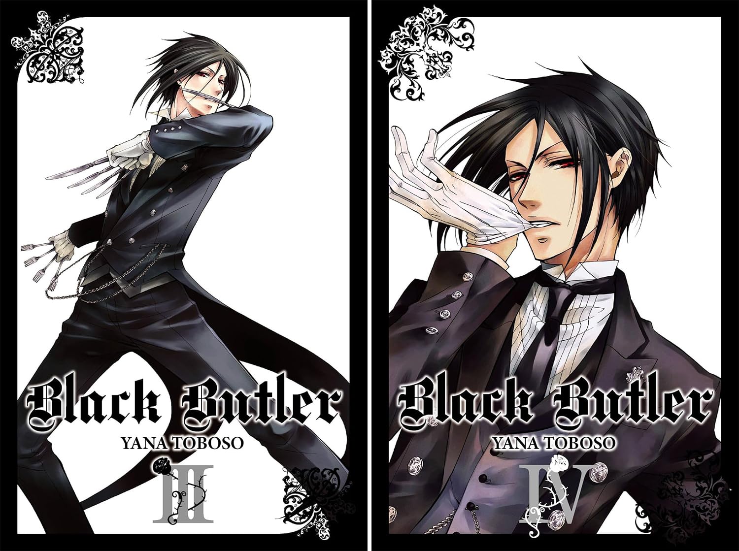 Black Butler Manga Set Vol 1 - Vol 10 by Yana Toboso