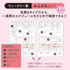 Kokuyo Campus Loose Leaf Study Planner Weekly Ruled