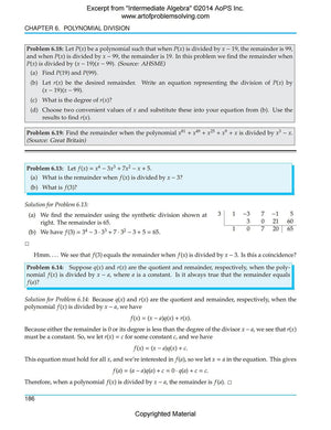 Art of Problem Solving (AoPS) Series, Intermediate Algebra 2 Books Set of Text and Solution by Richard Rusczyk and Mathew Crawford