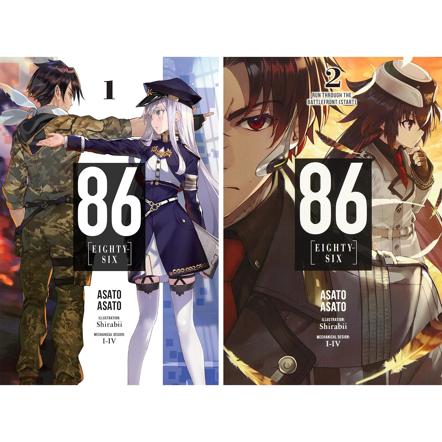 86-EIGHTY-SIX Light Novel 13-Book Set Vol 1-13 by Asato Asato