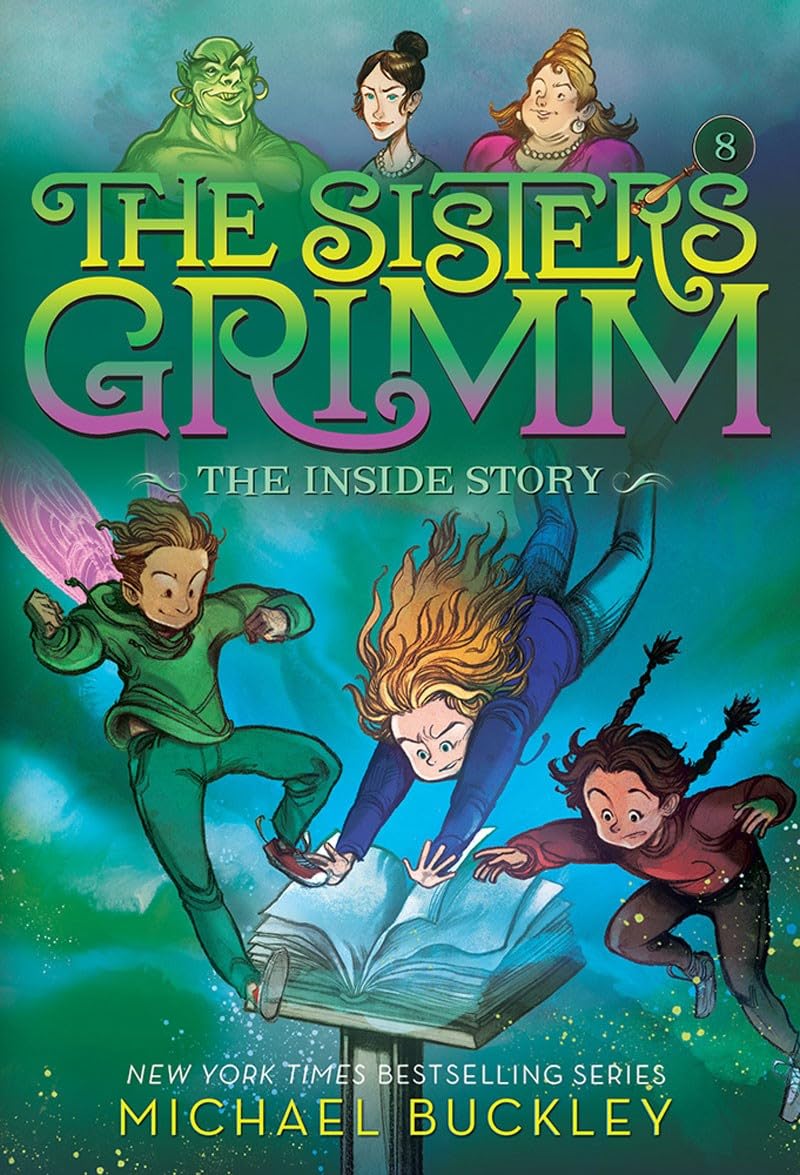 9 Books: Sisters Grimm Set - Fairy Tale Detectives, Unusual Suspect, Problem Child, Once Upon A, Magic & Other Misdemeanors, Tales of the Hood, Everafter War, Inside Story, Council of Mirrors