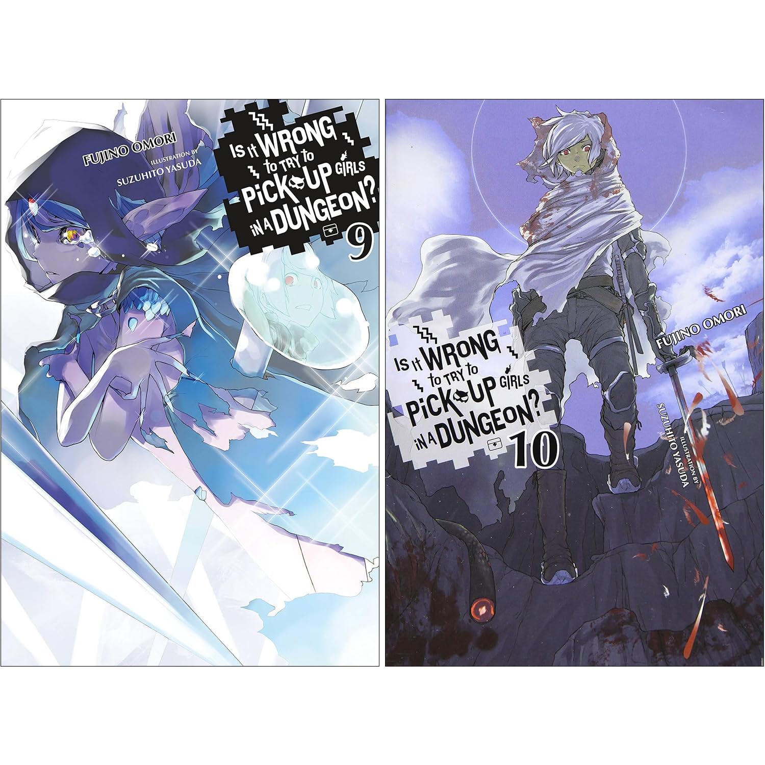 Is It Wrong to Try to Pick up Girls in a Dungeon? Light Novel Set Vol.1-10