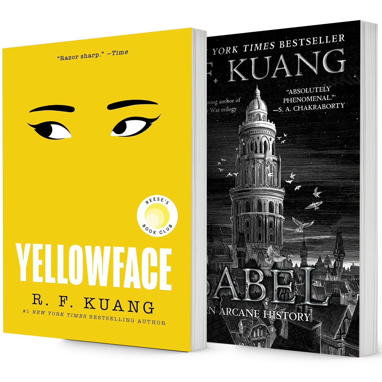R F Kuang:Yellowface: A Reese's Book Club Pick,Babel: Or the Necessity of Violence: An Arcane History of the Oxford Translators' Revolution