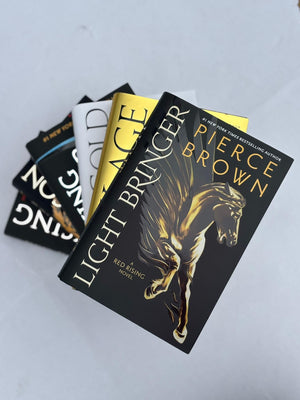 Red Rising Series Vol. 1-6, 6 Books Set, Red Rising, Golden Son, Morning Star, Iron Gold, Light Bringer, Dark Age, by Pierce Brown