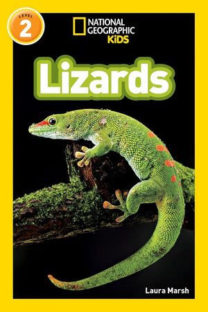 National Geographic Kids Readers, 6 Books Set, Caterpil-lar to Butterfly, Tigers, Lizards, Wolves, Volcanoes, Sharks, Level 1-2