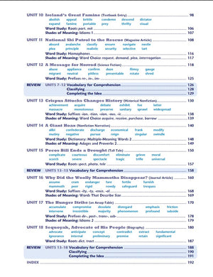 Vocabulary Workshop ©2011 Level Blue (Grade 5) Student Edition