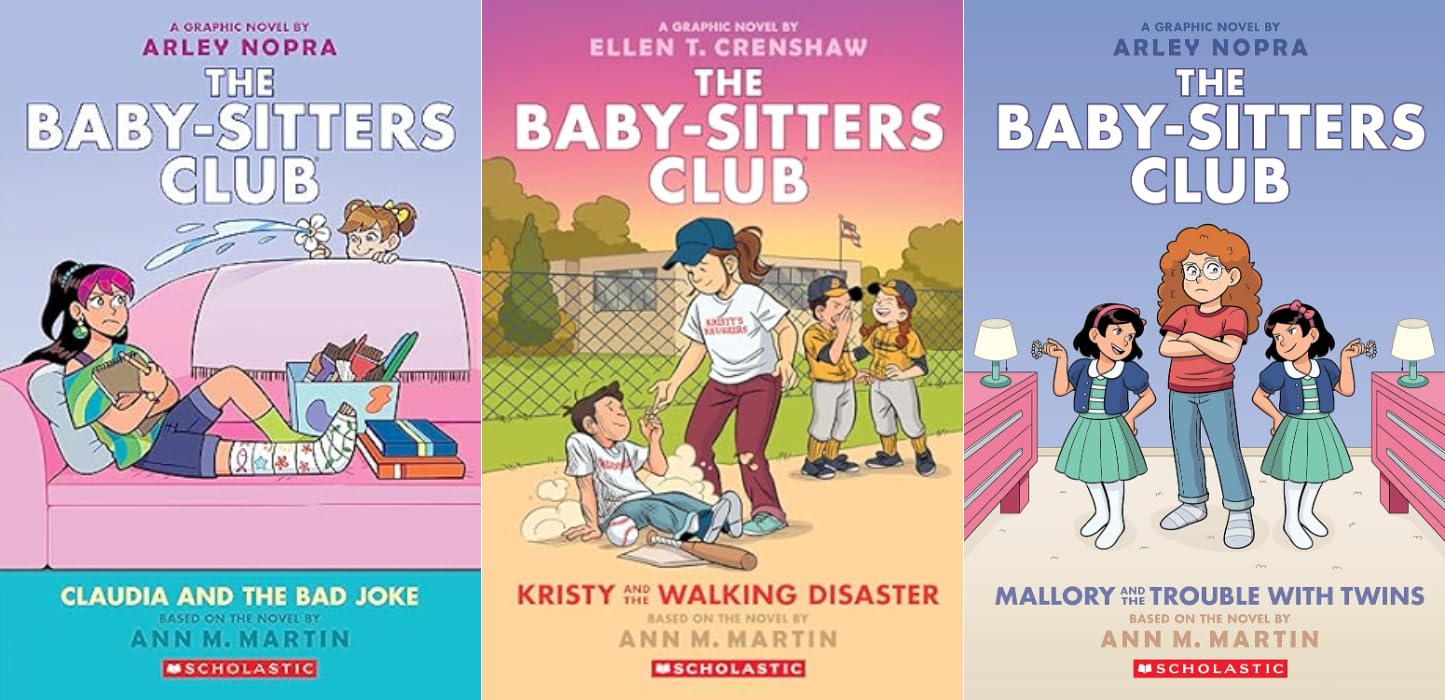The Baby-Sitters Club Series. 17 Books Collection Set by Raina Telgemeier