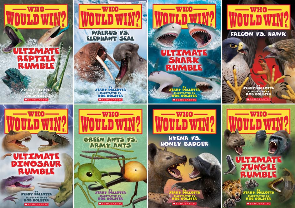 Who Would Win Series, 32 Books Collection Complete Book Set Vloume 1-32 by Jerry Pallotta