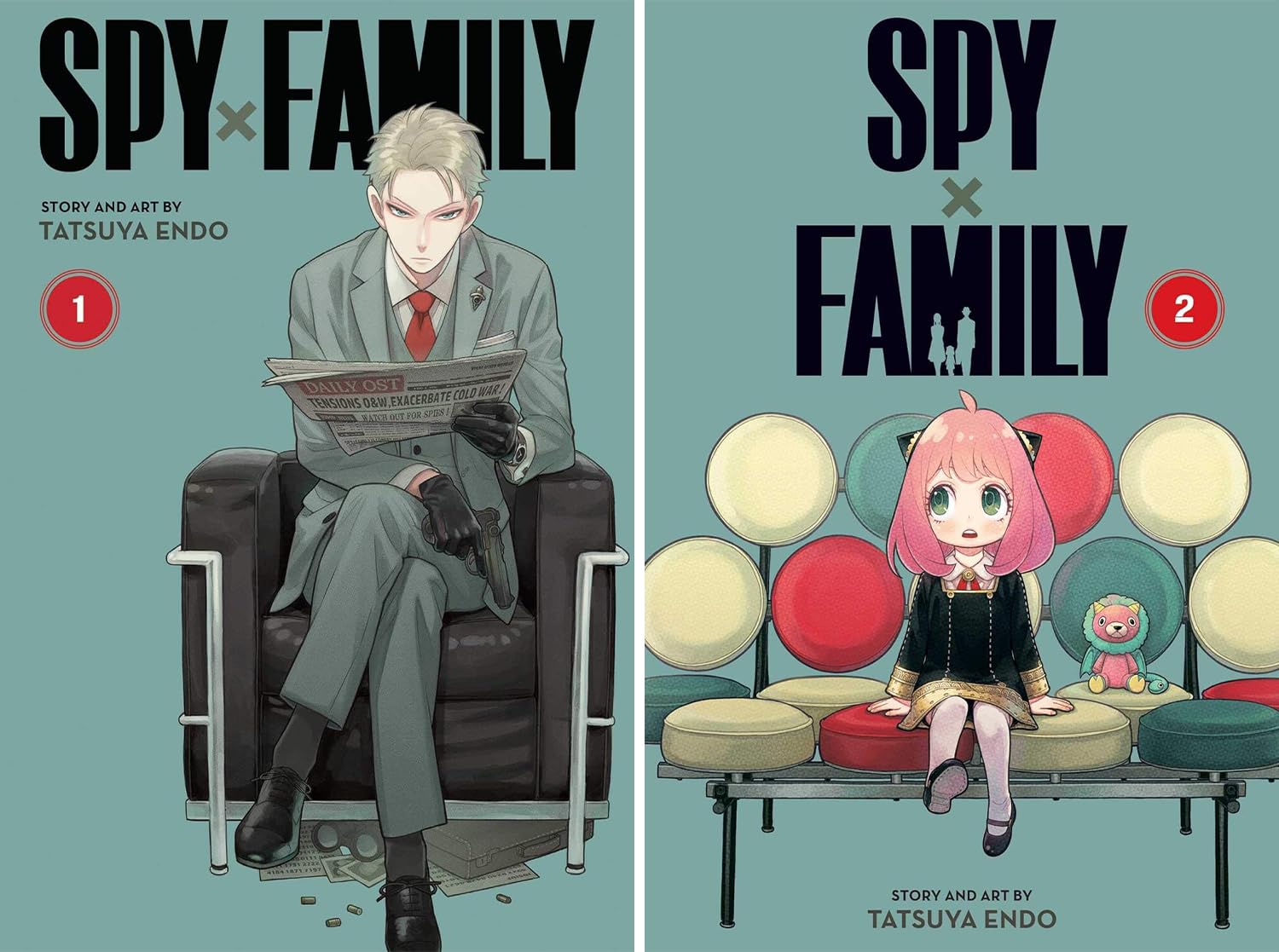 Spy x Family Series Vol. 1-15. Set of 15 Books by Tatsuya Endo