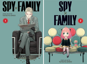 Spy x Family Series Vol. 1-15. Set of 15 Books by Tatsuya Endo
