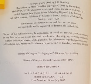 Harry Potter and the Half-Blood Prince: First American Edition (2003)