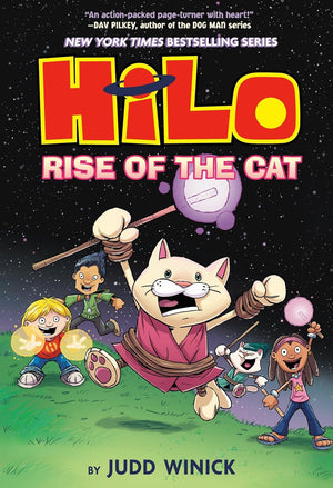 Hilo Series 4 Books Set Volume 7-10 by Judd Winick (Gina--The Girl Who Broke the World, Gina and the Big Secret, Gina and the Last City on Earth, Rise of the Cat)