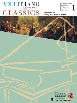 Faber Adult Piano Adventures Books 1 Set (4 Books): All-In-One Piano Course Book 1, Popular 1, Christmas 1, Classics 1