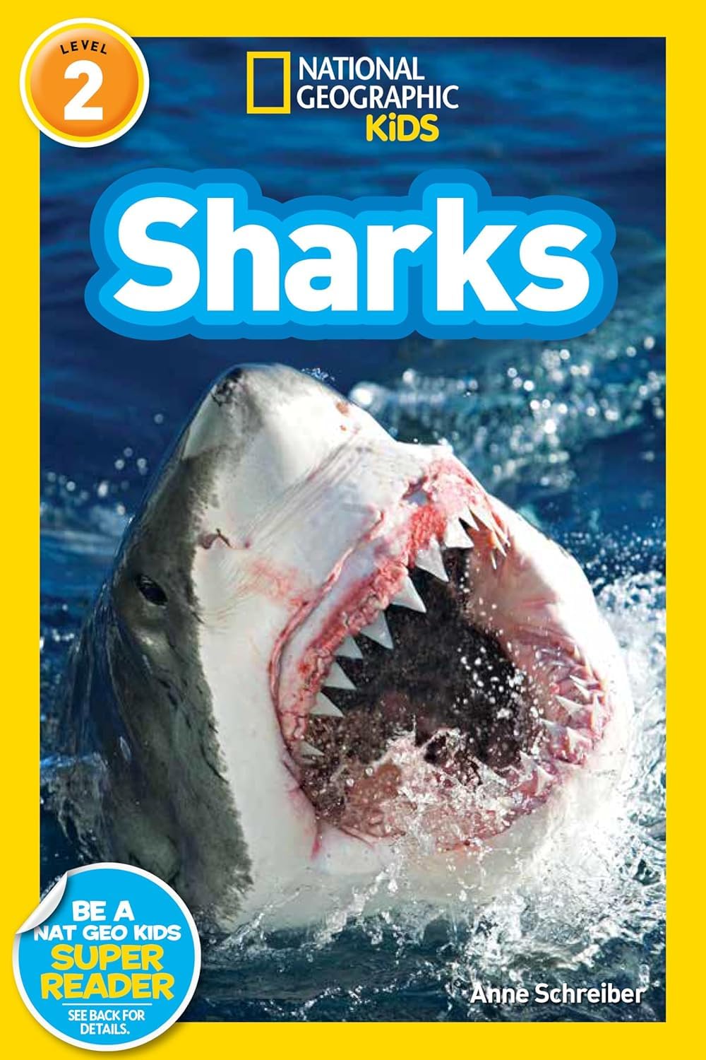 National Geographic Kids Readers, 6 Books Set, Caterpil-lar to Butterfly, Tigers, Lizards, Wolves, Volcanoes, Sharks, Level 1-2