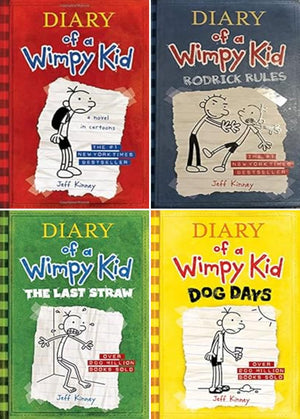 Diary of a Wimpy Kid Series, Vol 1-18, 18 Books Collection Hardcover Set, by Jeff Kinney