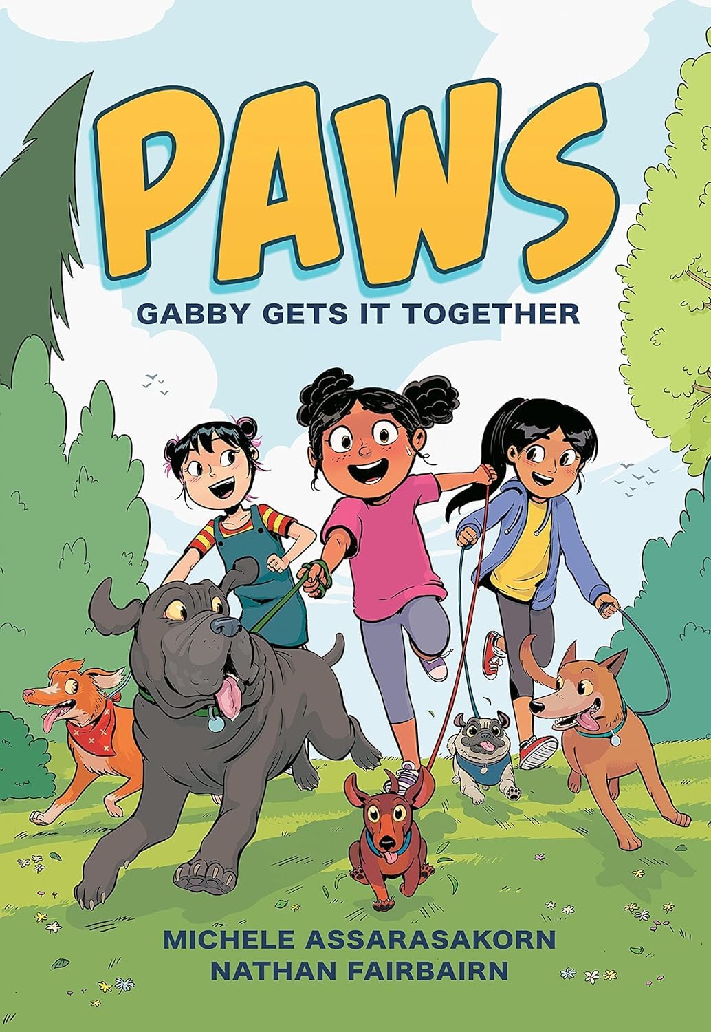 PAWS Graphic Novel Series 5-Book Complete Collection Set (Book 1 to Book 5) - Gabby Gets It Together; Mindy Makes Some Space; Priya Puts Herself, Hazel Has Her Hands Full, The Trouble with Leo