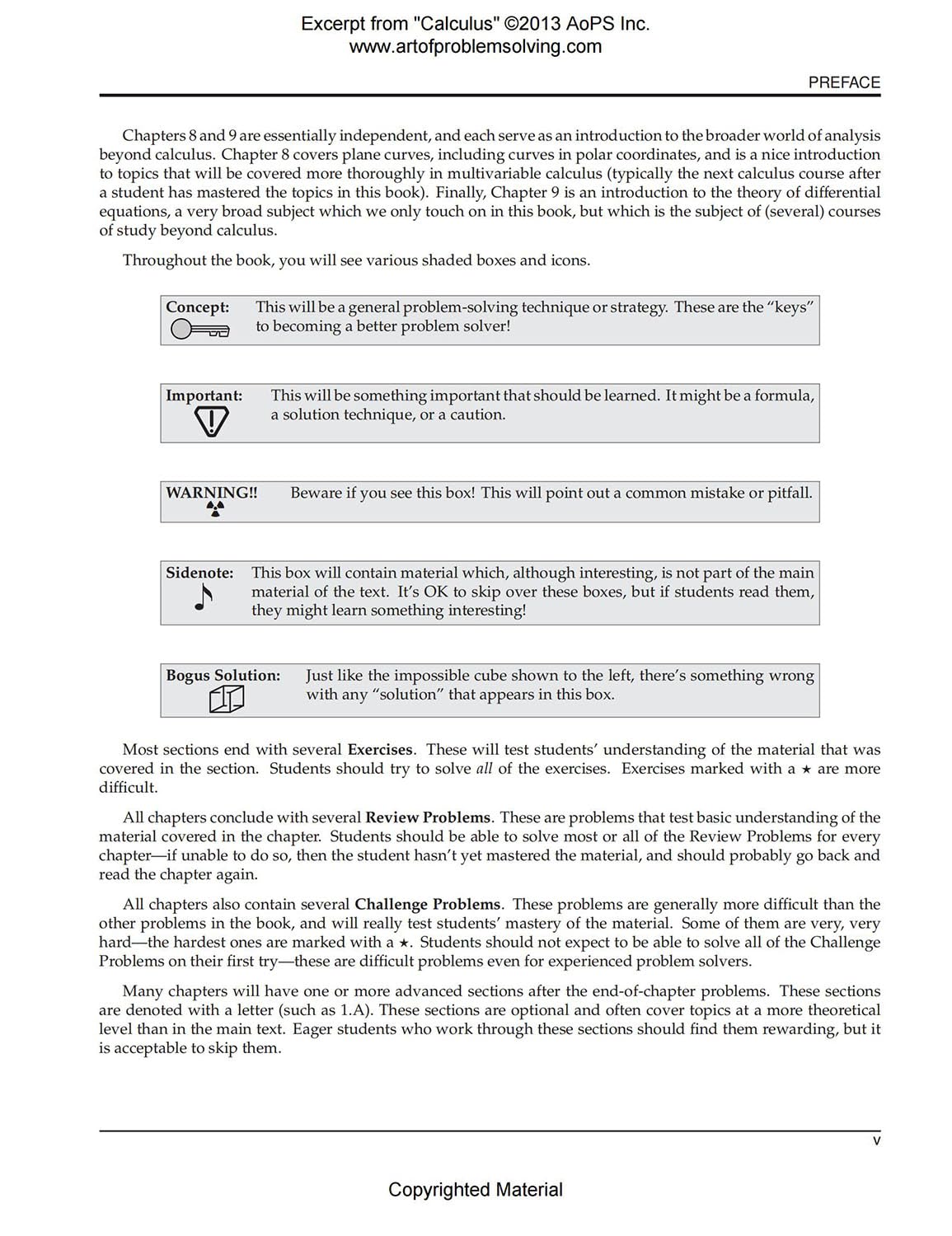 Art of Problem Solving (AoPS) Series, Calculus 2 Books Set of Text and Solution by David Patrick