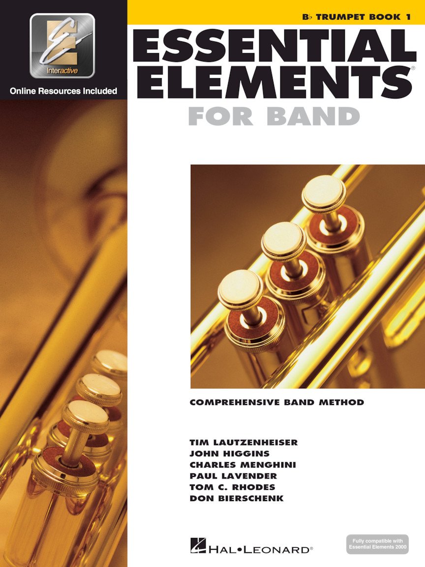 Essential Elements for Band – Bb Trumpet Book 1 with EEi Online Resources | Trumpet Method Book and Sheet Music for Students and Teachers | Band Method Songbook – Newer 2025 Edition Available