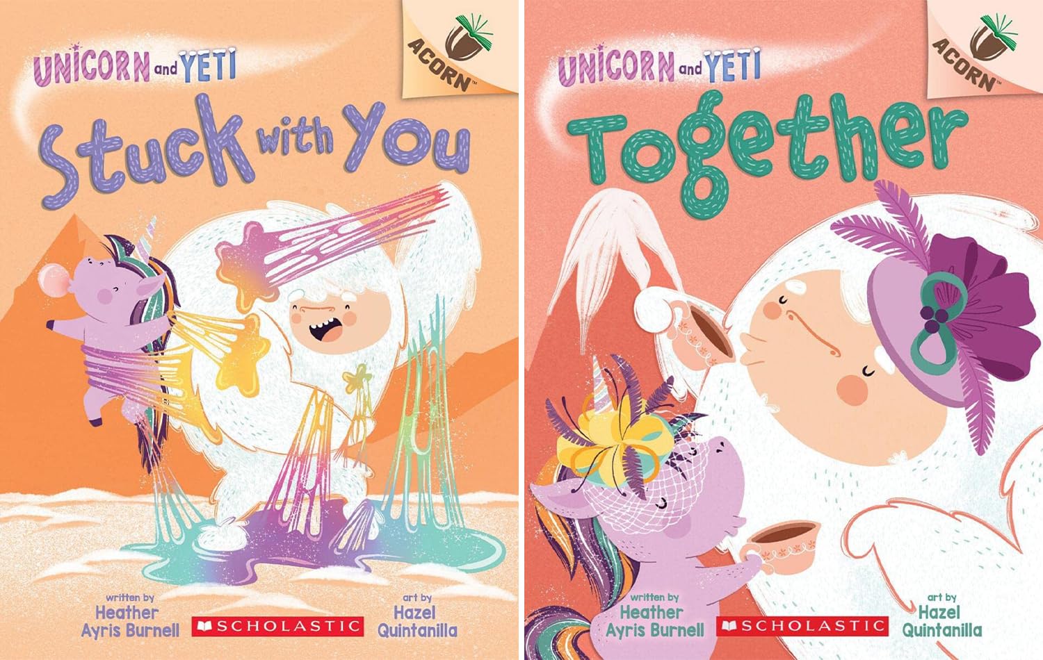Unicorn and Yeti Volume 1-9, Collection 9 Books Set, Sparkly New Friends, A Good Team, Friends Rock, Cheer Up, Fair and Square, Together, Stuck with You, Fun and Games, Razzle Dazzle, An Acorn Book