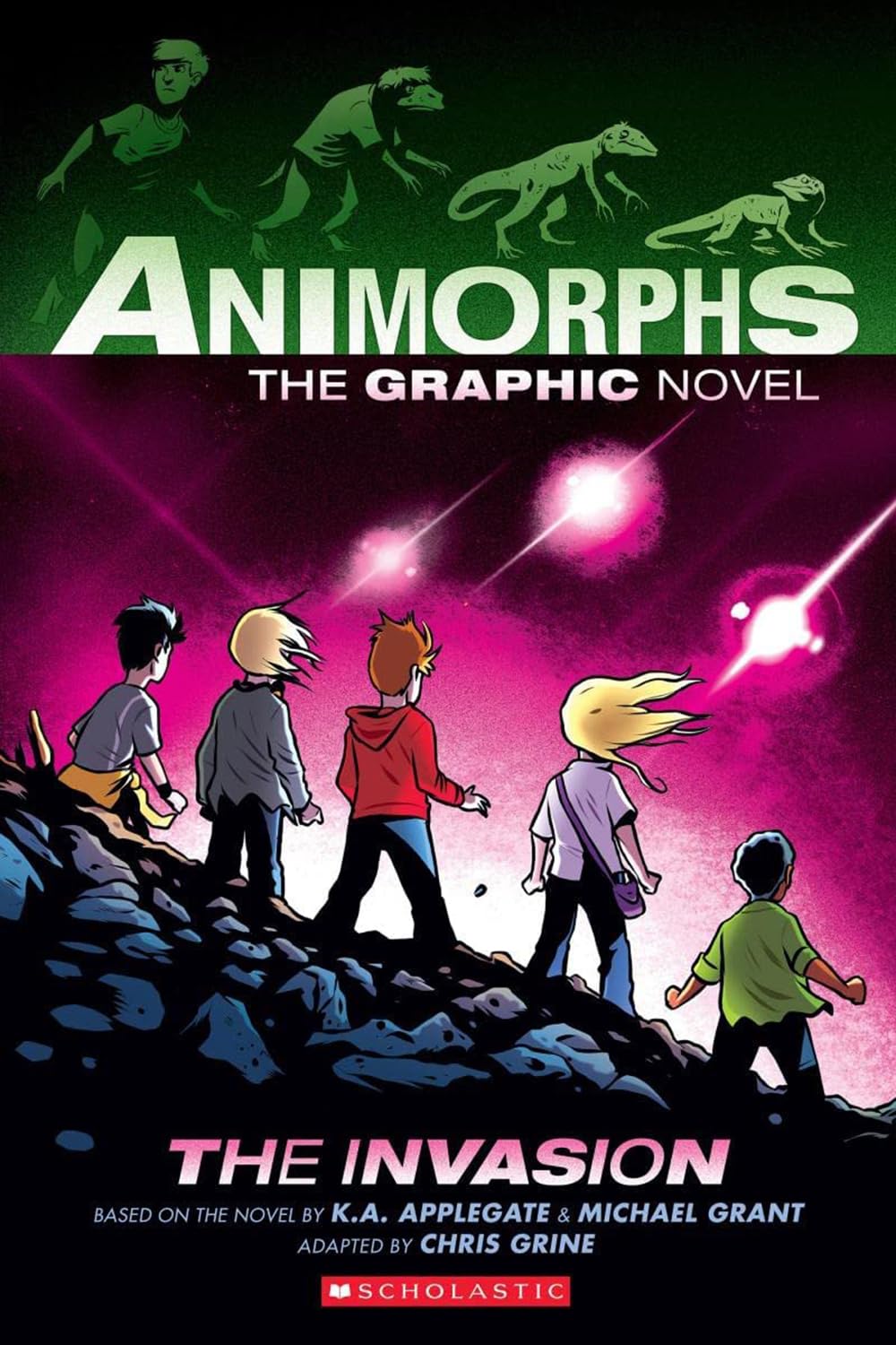 Animorphs Graphic Novels Series Vol.1-5, 5 Books Collection Set, The Invasion, The Visitor, The Encounter, The Message, The Predator
