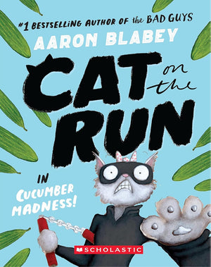 Cat on the Run Series 3-Book Collection Set (Cat of Death, Cucumber Madness, Hidden Layers!) – Funny Illustrated Chapter Books for Kids