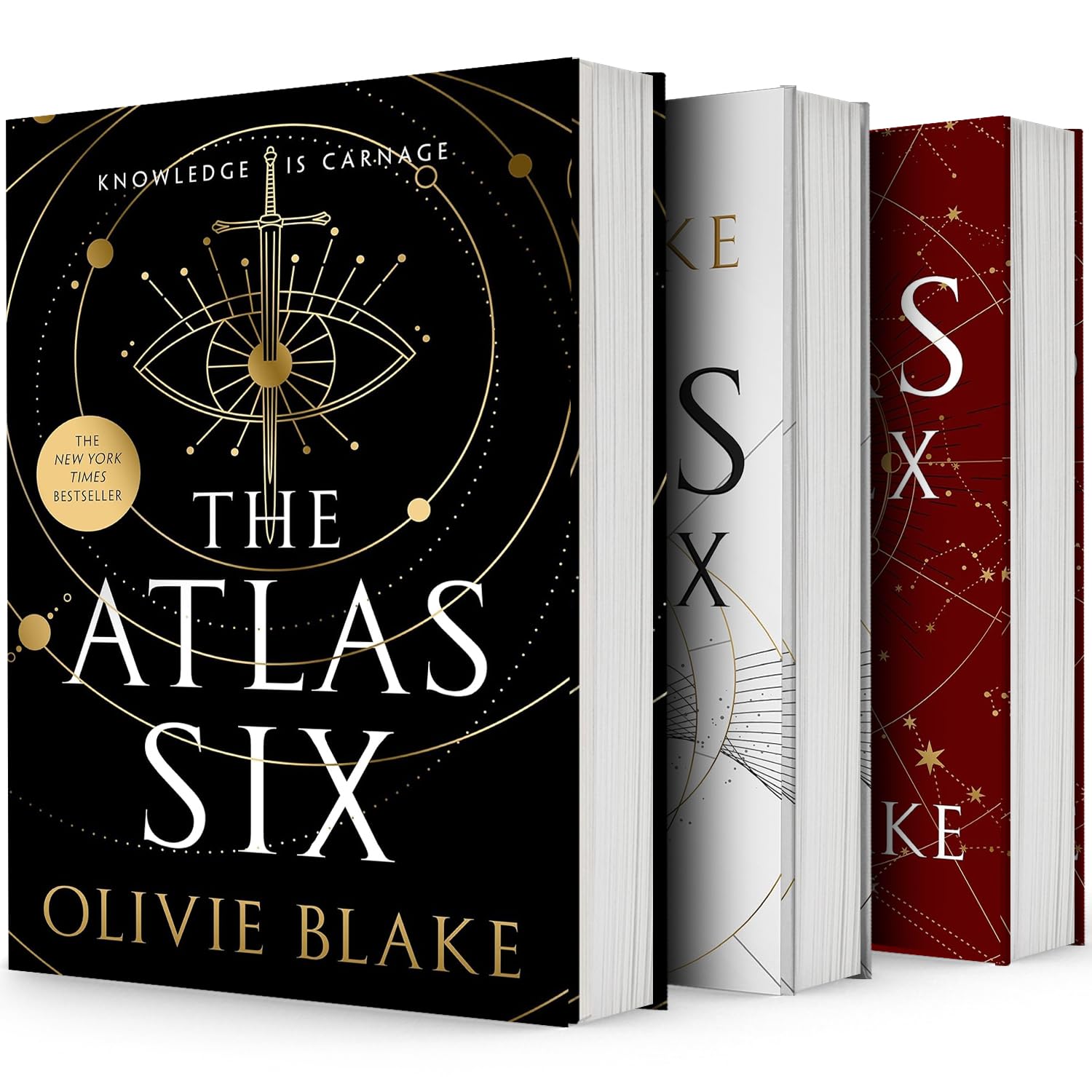 The Atlas Series 3 Books Set By Olivie Blake: The Atlas Six, The Atlas Paradox, The Atlas Complex