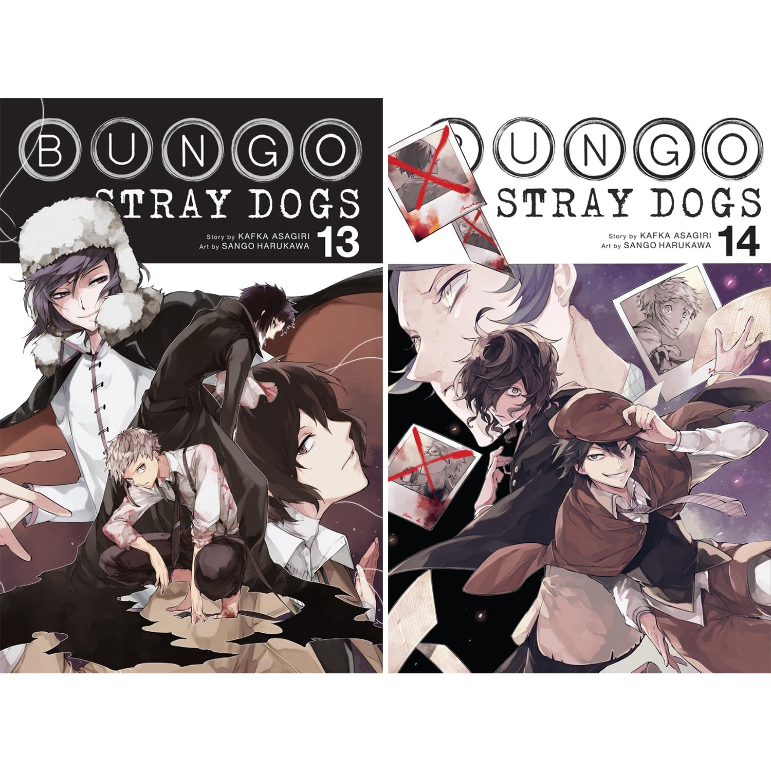 Bungo Stray Dogs Manga Set Vol 9-16