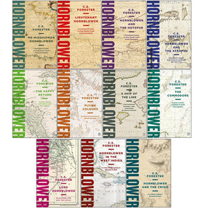 C S Forester Hornblower Saga 11 Books Collection Pack Set RRP: £87.89 (Mr.Midshipman Hornblower, Lieutenant Hornblower, Hornblower and the Hotspur, Hornblower during the Crisis, Hornblower and the Atropos, Beat to Quarters, Ship of the Line, Flying Colour
