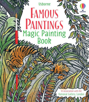 Magic Painting Book 6 Books Collection Pack Set #4 (Famous Paintings, Greek Myths, Magic Paint Yourself Calm, Rainbows,Space,Unworry)