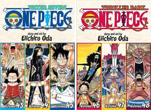 One Piece 3-in-1 Edition 10-book Manga Set 11-20: Vol. 31-60 by Eiichiro Oda