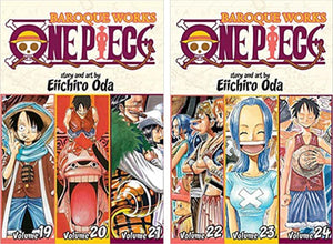 One Piece 3-in-1 Edition 10-book Manga Set 1-10: Vol. 1-30 by Eiichiro Oda