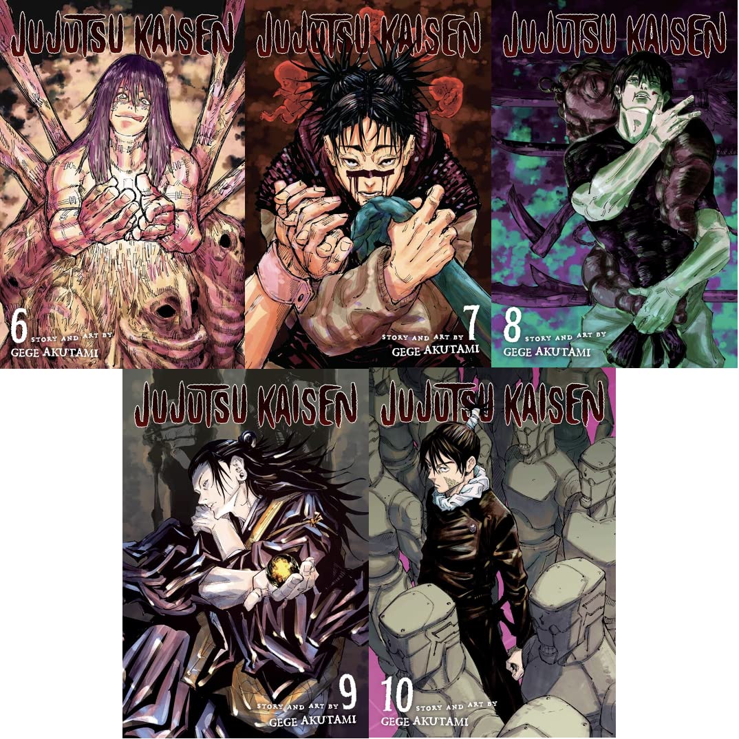 Jujutsu Kaisen Vol. 6-10 Collection 5 Book Bundle Set