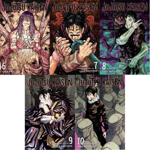 Jujutsu Kaisen Vol. 6-10 Collection 5 Book Bundle Set