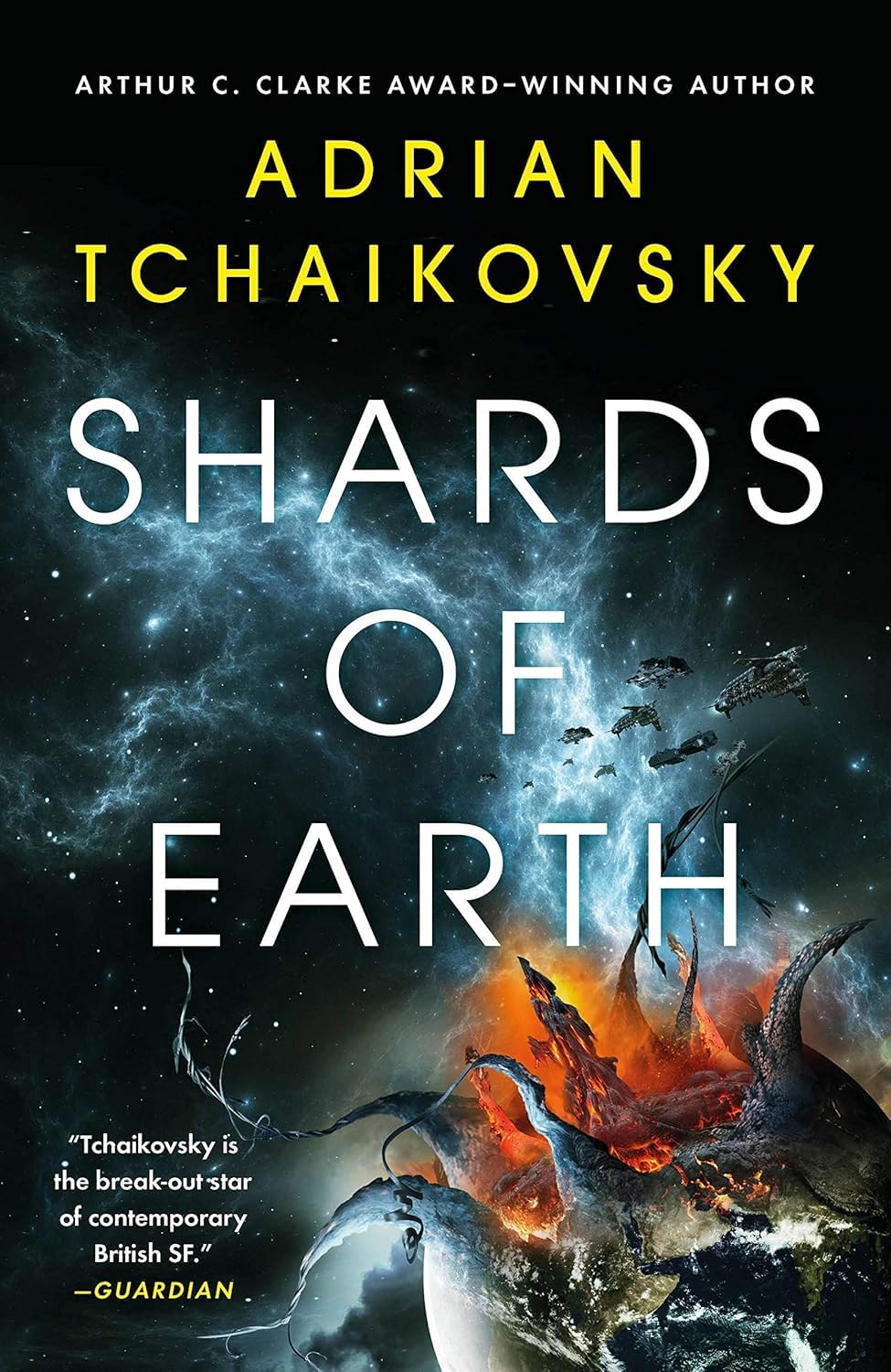 The Final Architecture Trilogy Set by Adrian Tchaikovsky (Shards of Earth, Eyes of the Void, Lords of Uncreation)