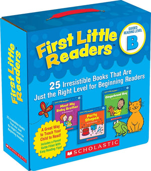Scholastic First Little Readers 8 Parent Packs Complete Set - Guided Reading Level A, B, C, D, E&F, G&H, I&J, K&L
