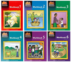 Primary Phonics Workbooks 1–6: 6-Book Collection Set, Homeschool Edition: Learn to Read Phonics, Decoding, Spelling & Reading Practice for Early Learners