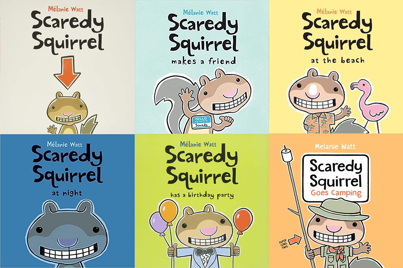 Scaredy Squirrel Series Set