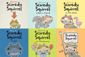 Scaredy Squirrel Series Set