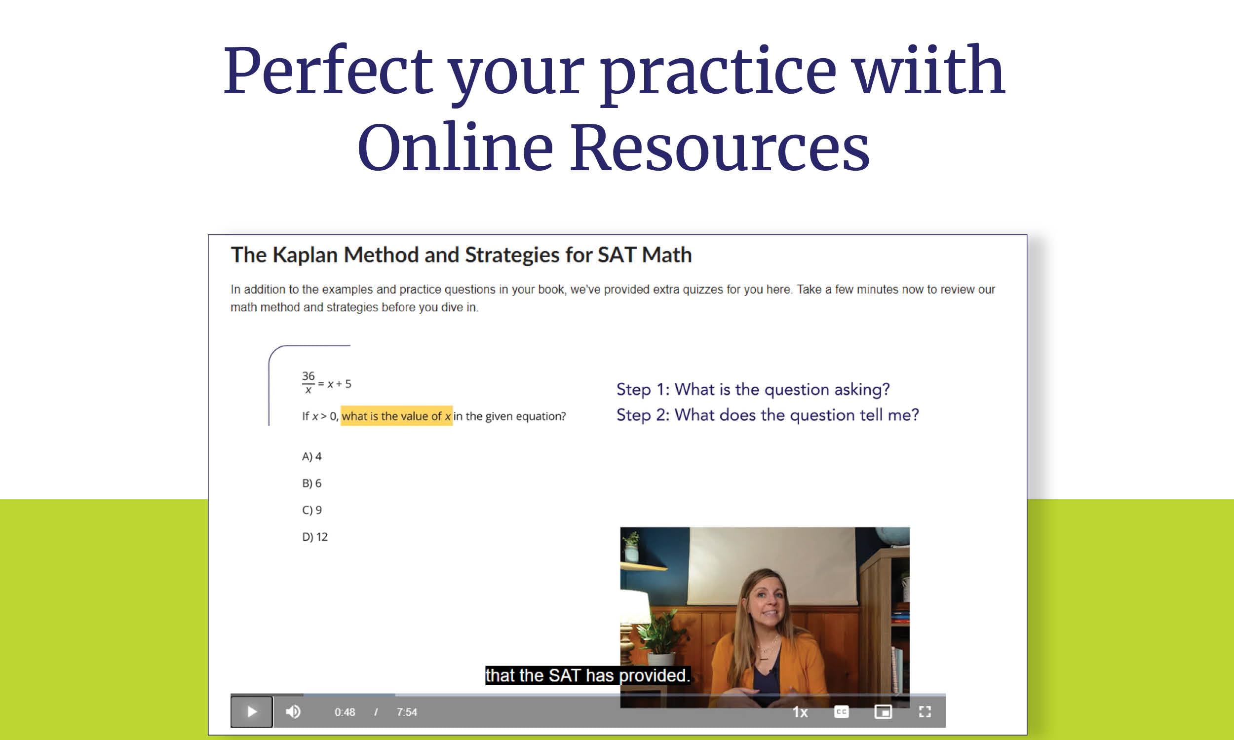 Digital SAT Prep Plus 2025: Includes a Full Length Practice Test, 700+ Practice Questions + 1 Year Access to Online Quizzes and Video Instruction (Kaplan Test Prep)