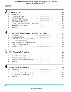 Art of Problem Solving (AoPS) Series, Intermediate Counting and Probability 2 Books Set of Text and Solution by David Patrick