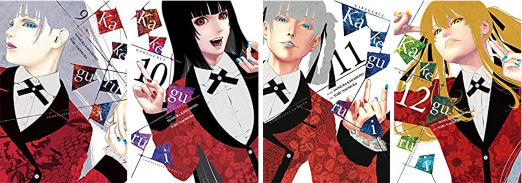 Kakegurui - Compulsive Gambler - Manga Set Vol. 1-15 by Homura Kawamoto